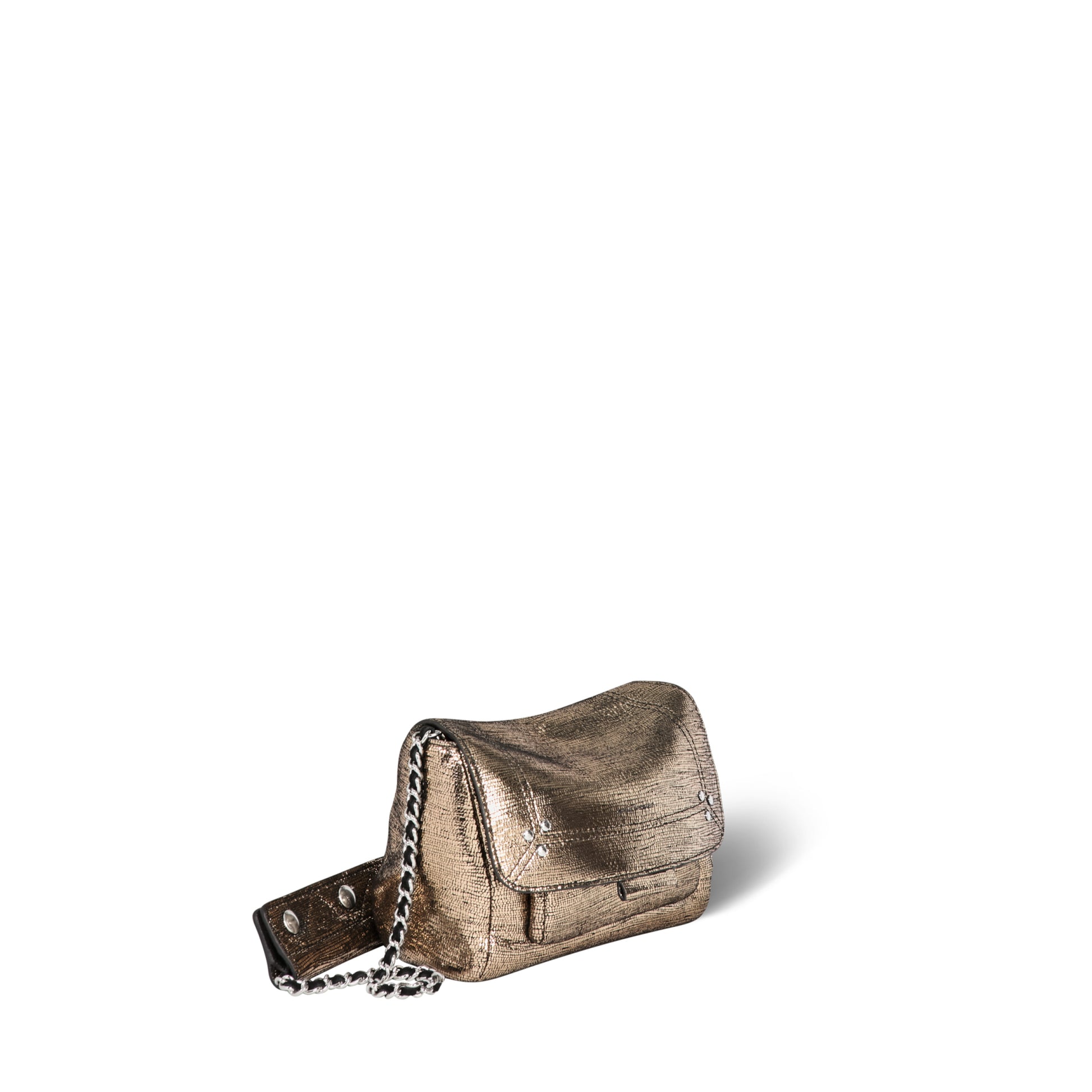 Sac Lulu S - Lamé Champagne