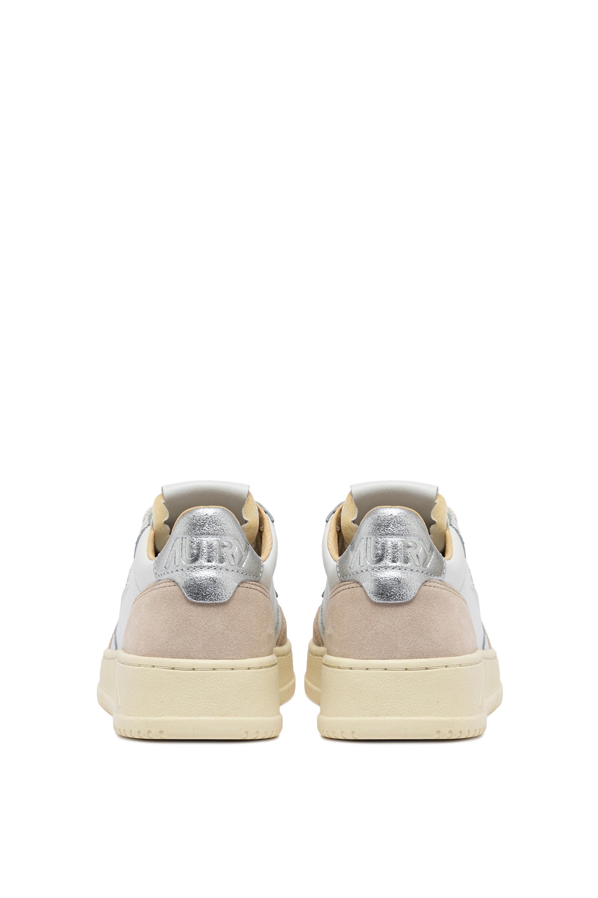 Medalist Low Suede -  Blanc et Argent