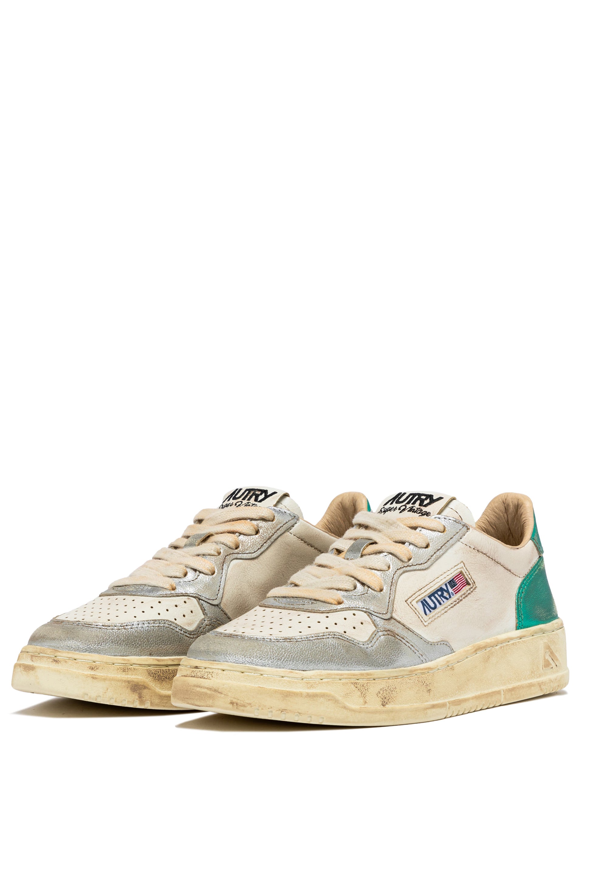 Medalist Low Super Vintage - Silver et Acqua