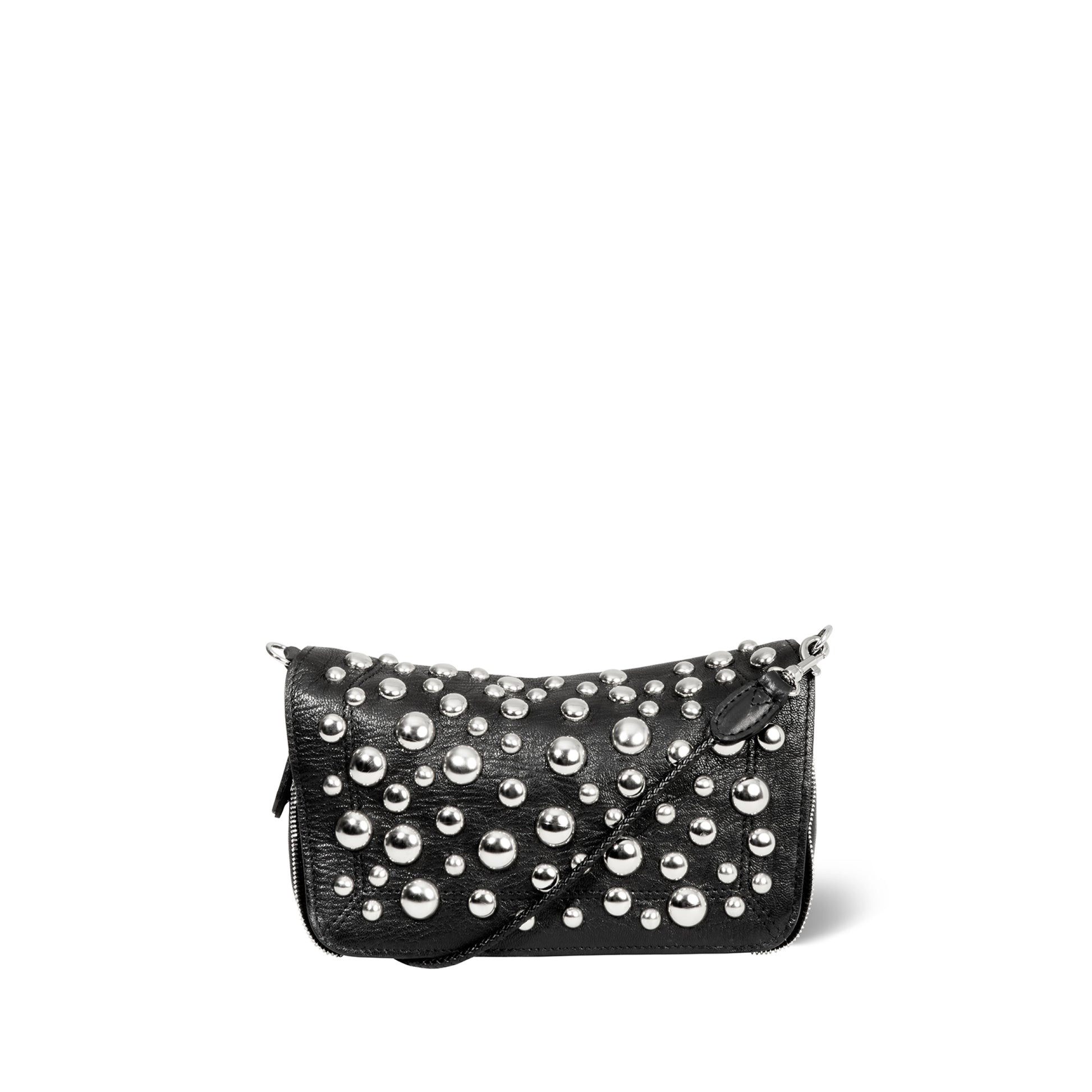 Sac Bobi S - Noir grainé et rivets