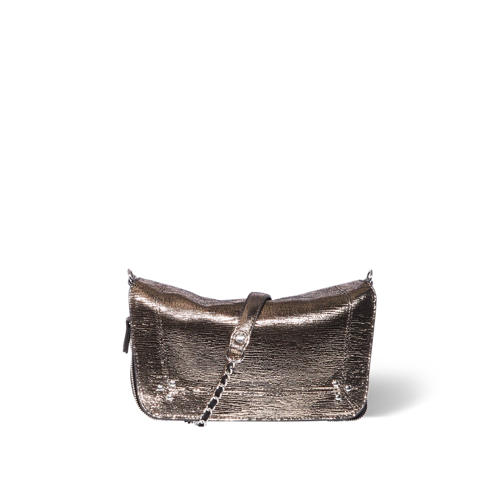 Sac Bobi S - Chèvre Lamé Champagne