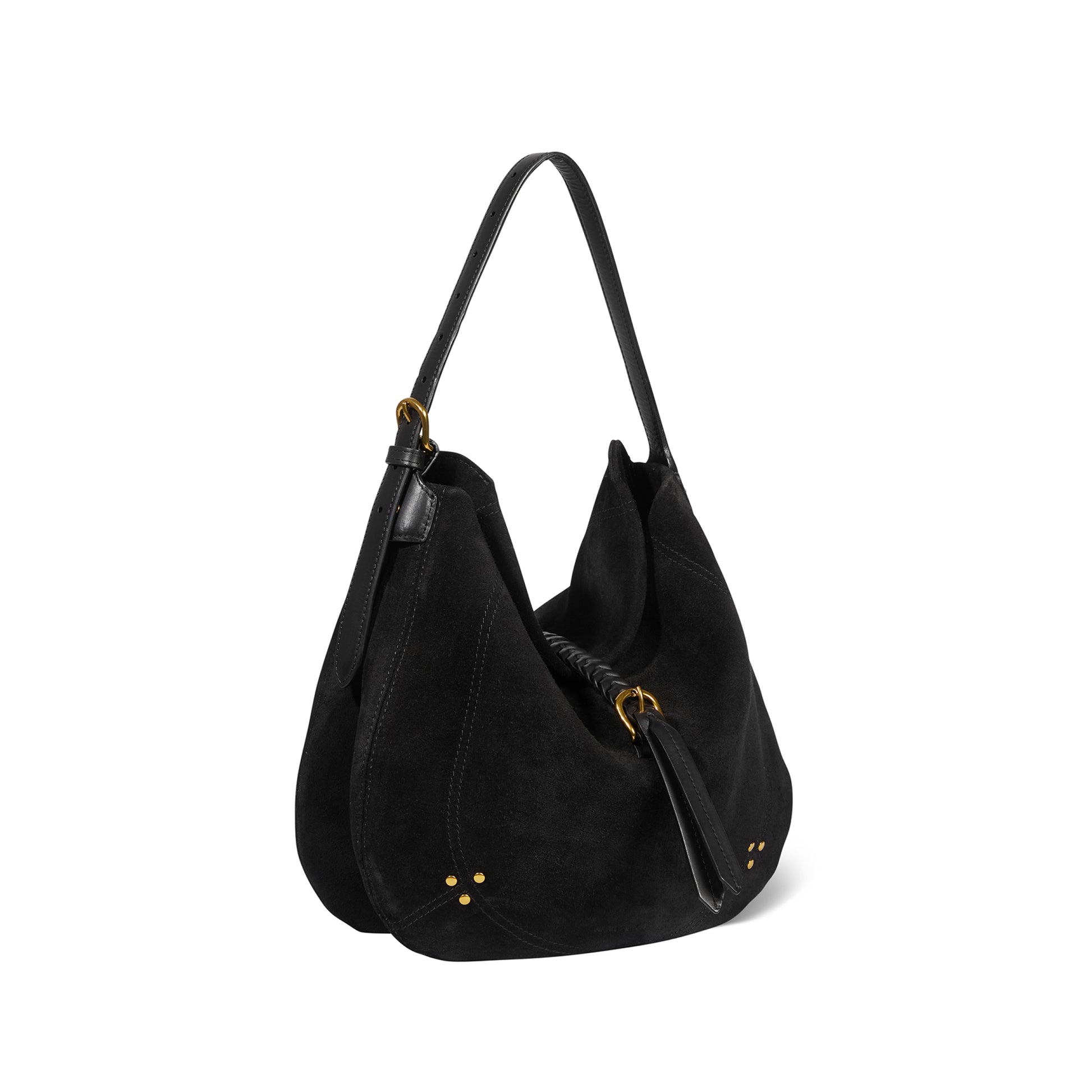 Sac Luis - Croute de velours noir