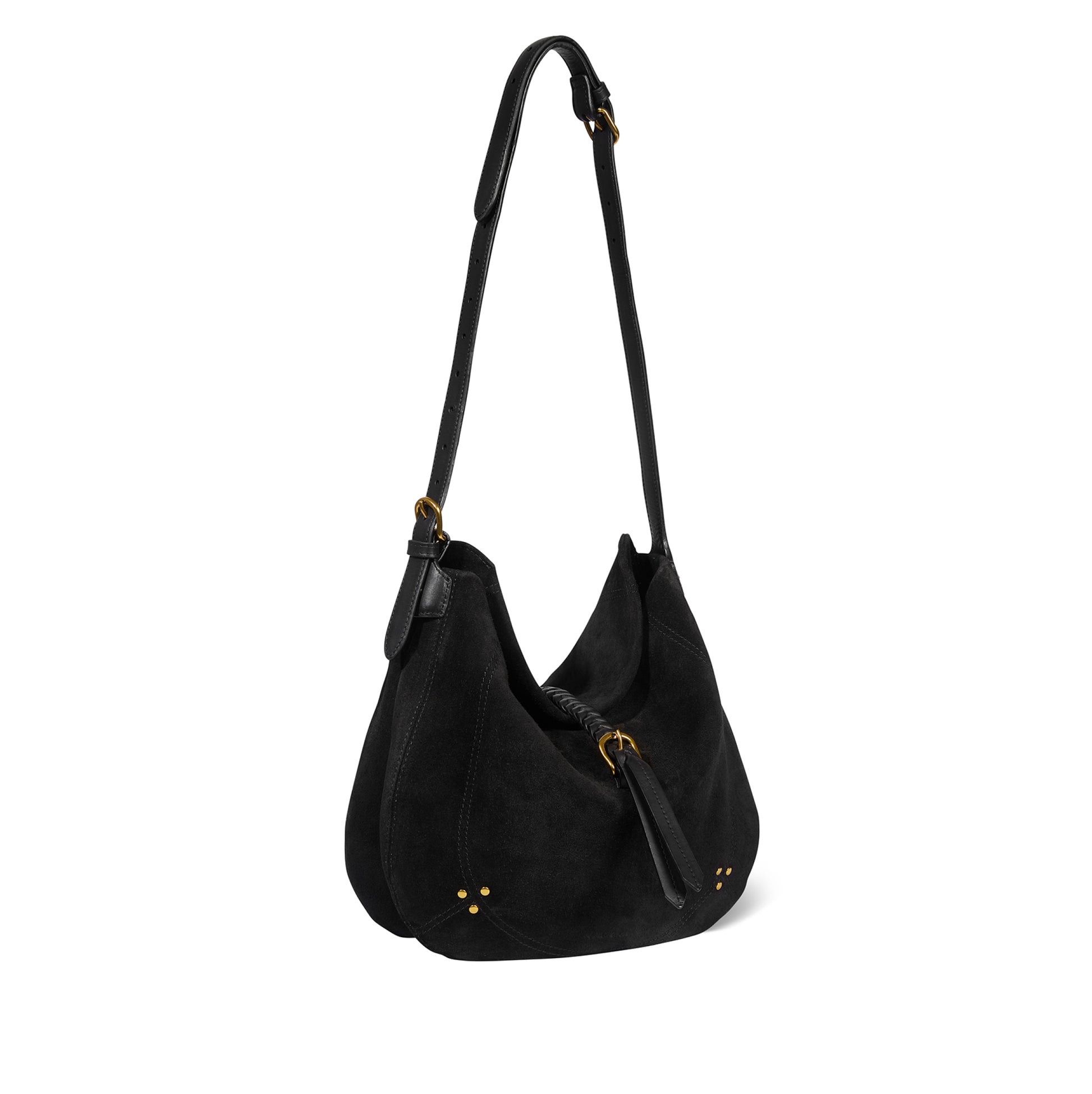Sac Luis - Croute de velours noir