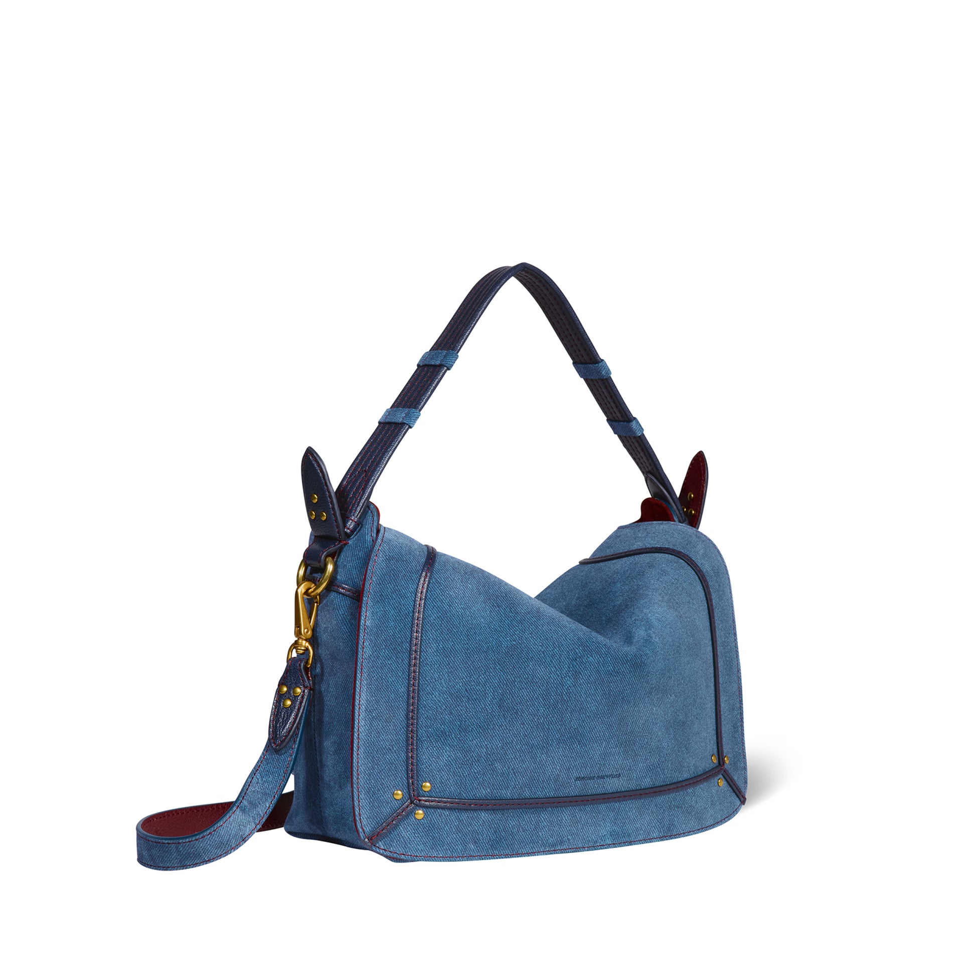 Sac Pepito M - Croûte velours Jean's