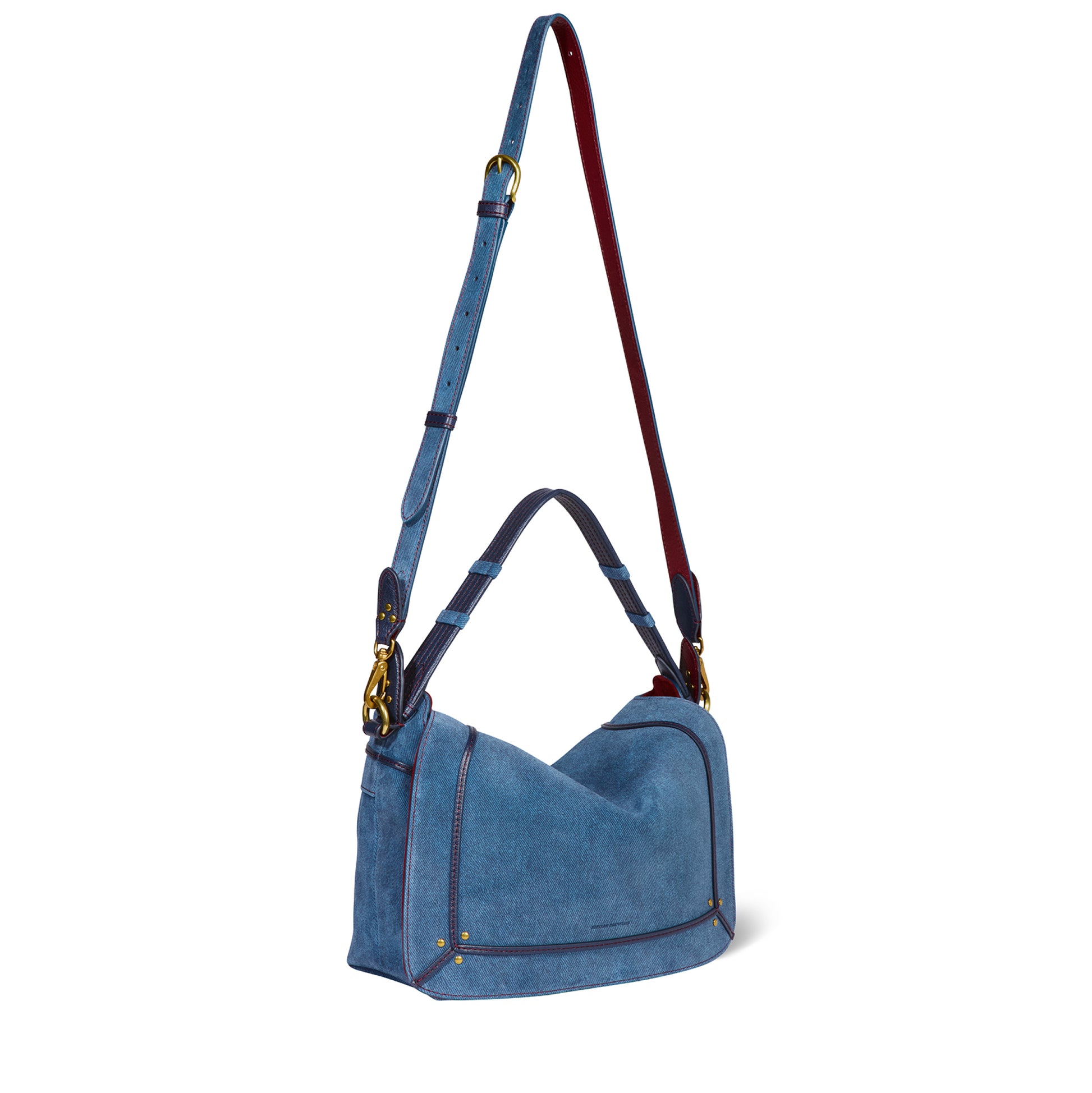 Sac Pepito M - Croûte velours Jean's