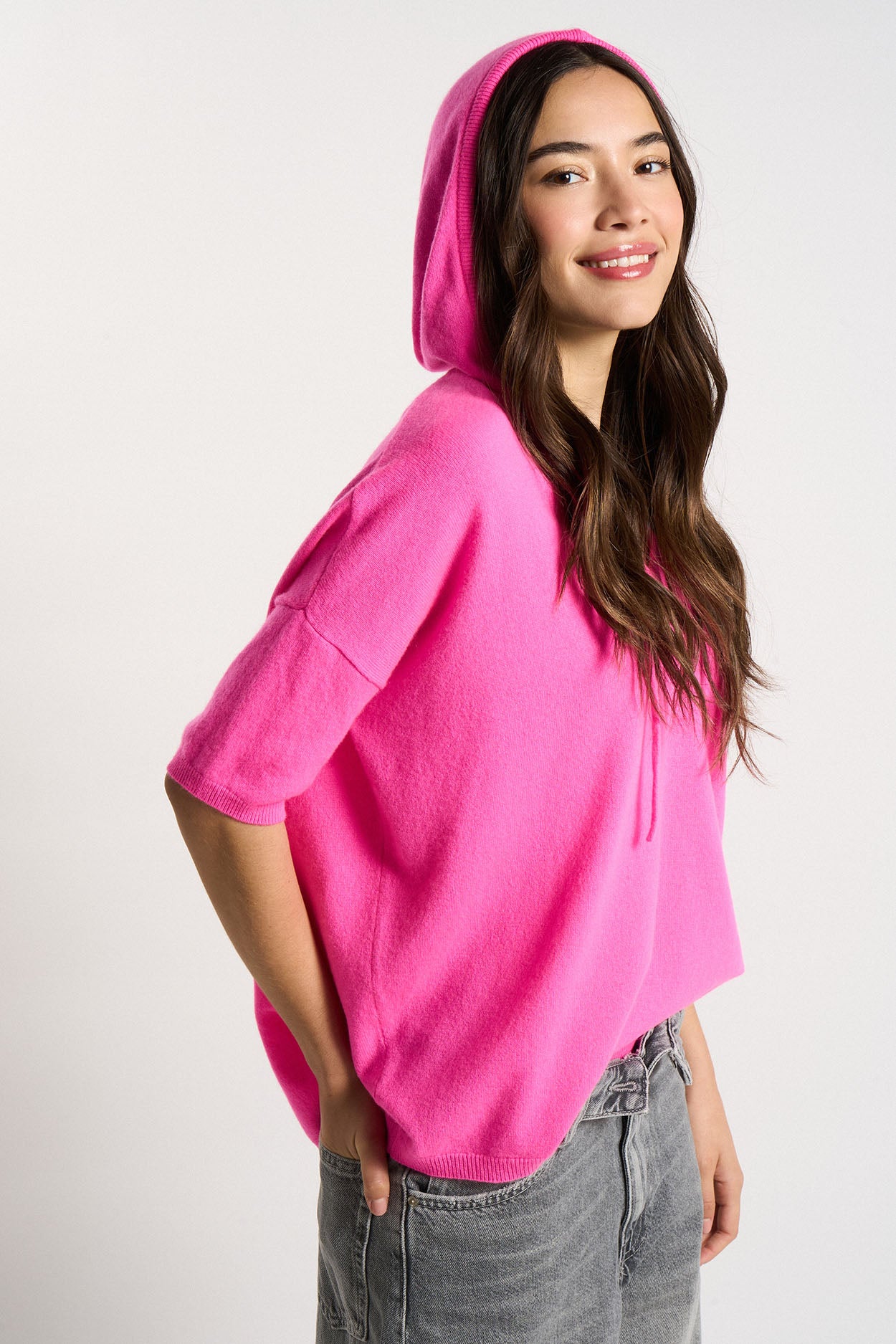 Pull en cachemire à capuche Malcolma