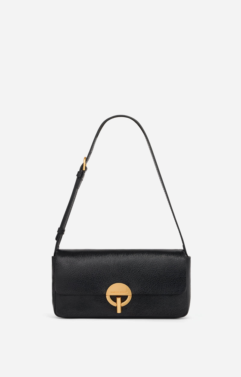 Sac Moon baguette - Noir