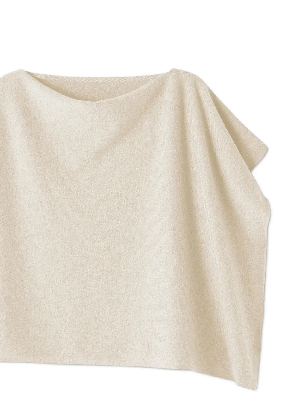 Poncho en cachemire court