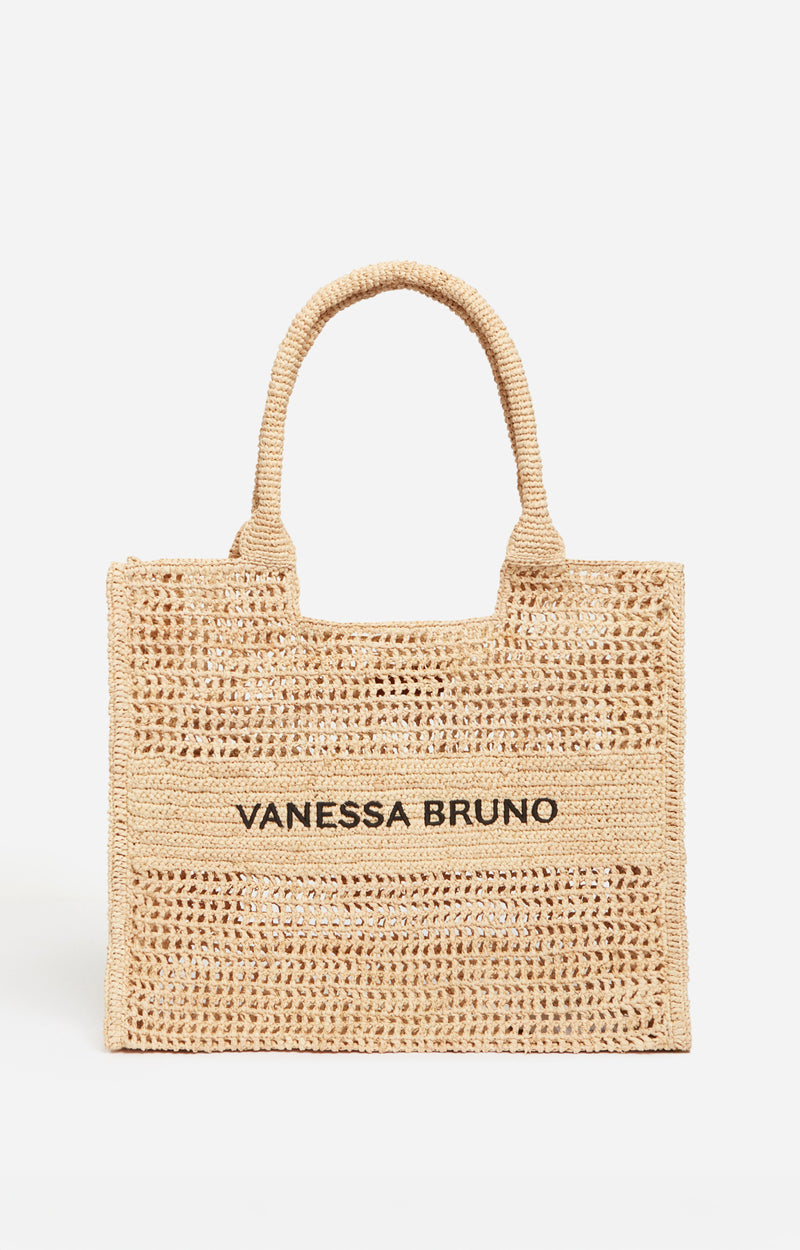 Panier en Raphia brodé