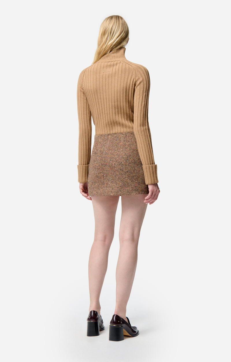 Jupe Tolmia en laine mélangée