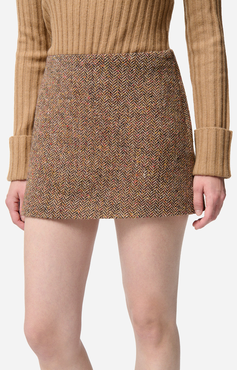 Jupe Tolmia en laine mélangée