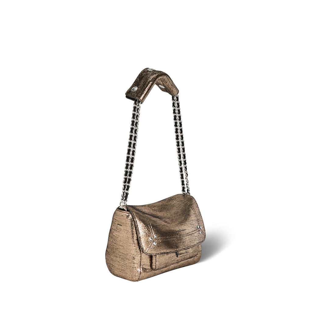 Sac Lulu S - Lamé Champagne