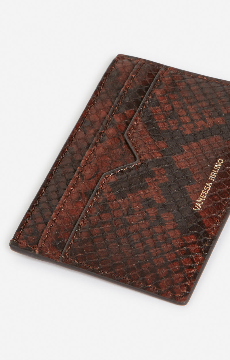 Porte cartes en cuir