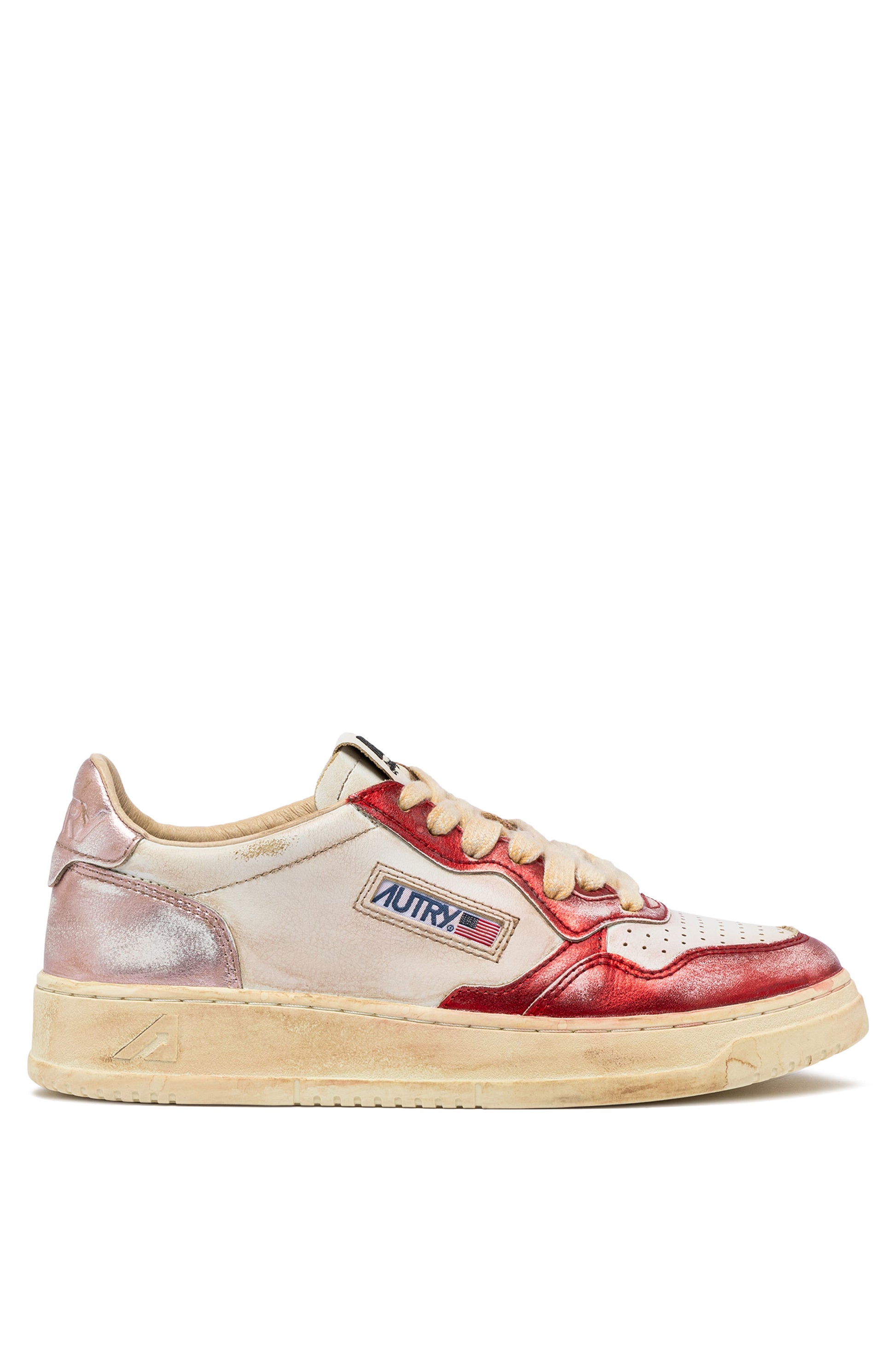 Medalist Low Super Vintage - Rouge et Pink