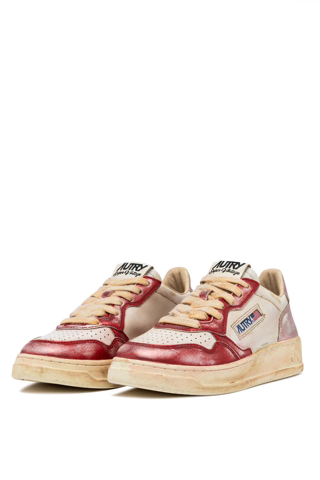 Medalist Low Super Vintage - Rouge et Pink