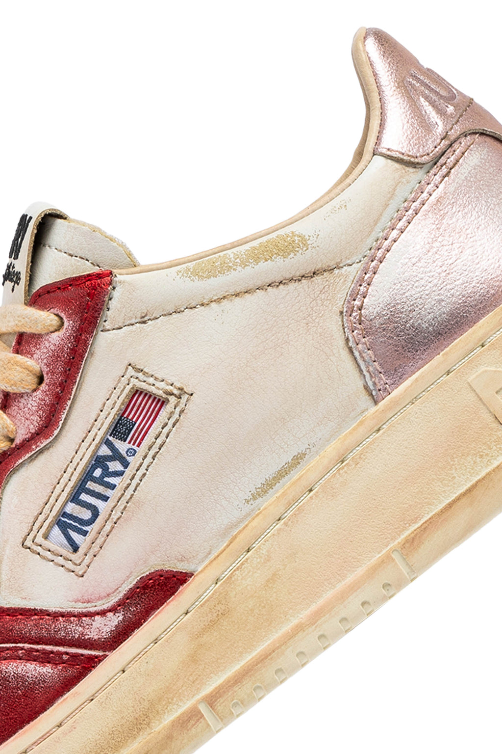 Medalist Low Super Vintage - Rouge et Pink