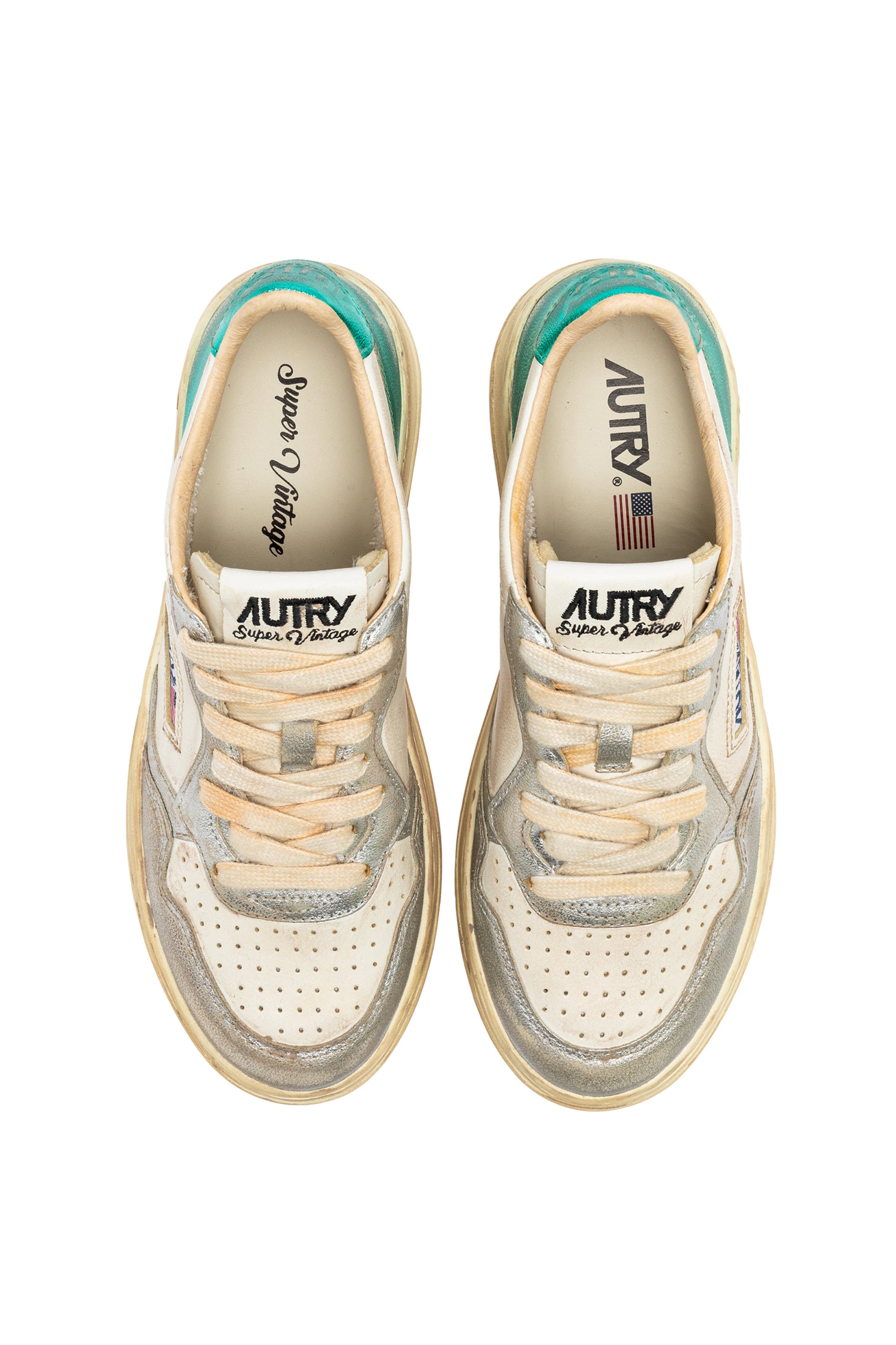Medalist Low Super Vintage - Silver et Acqua