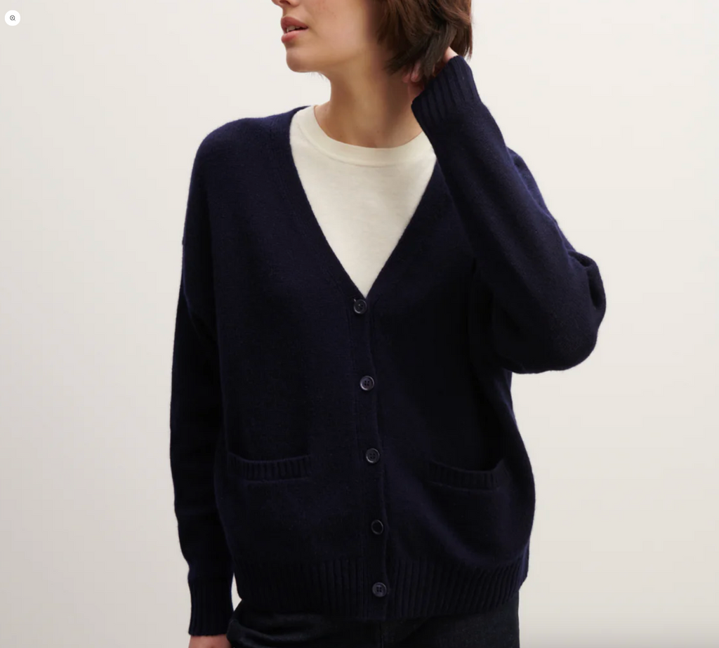 Gilet oversize en cachemire