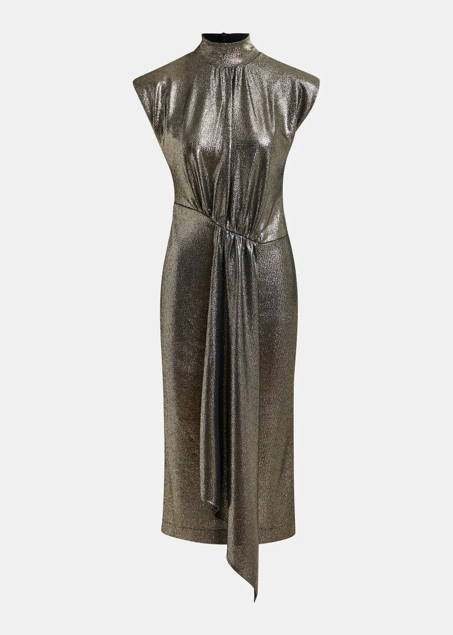 Robe en lurex dorée Iquarius