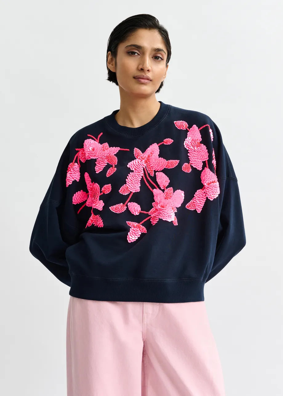 Sweatshirt à broderie Jaga