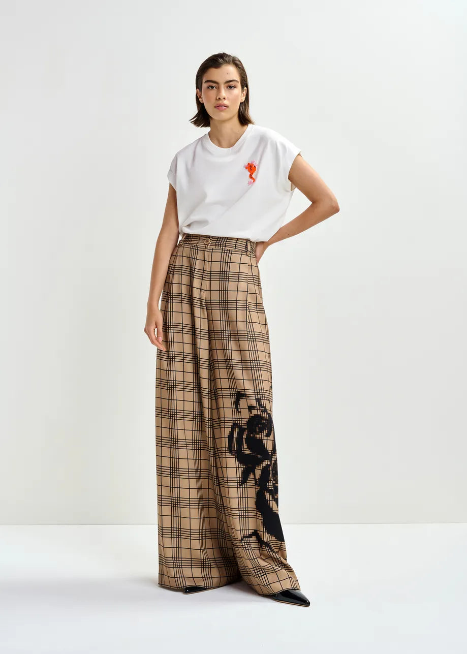 Pantalon à carreaux Jade