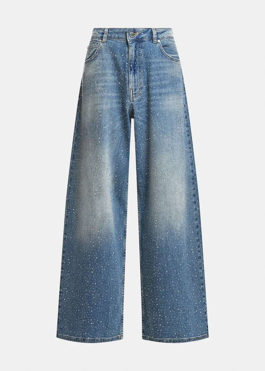 Jean à strass Kactus