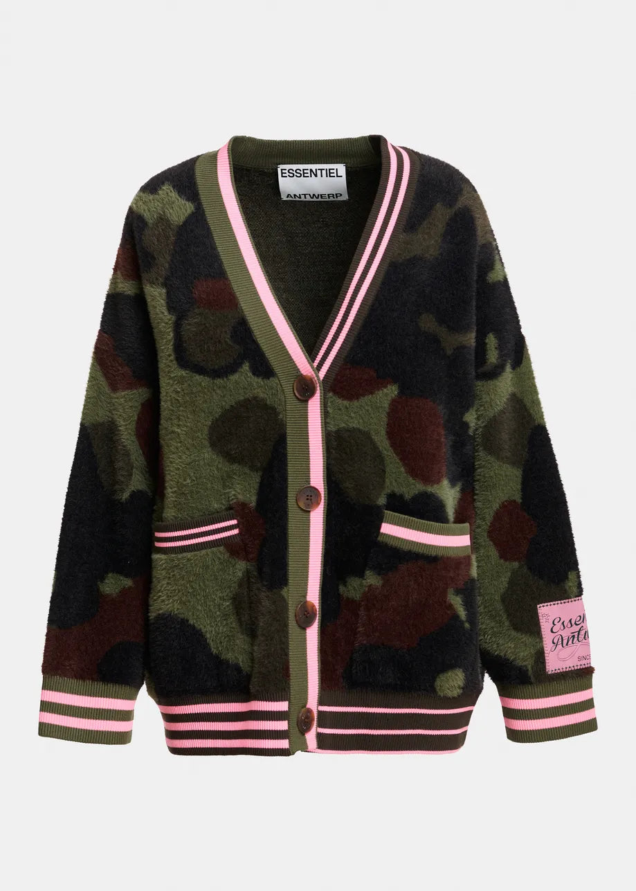 Cardigan camouflage Kamoo