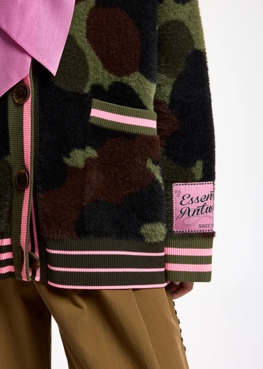 Cardigan camouflage Kamoo