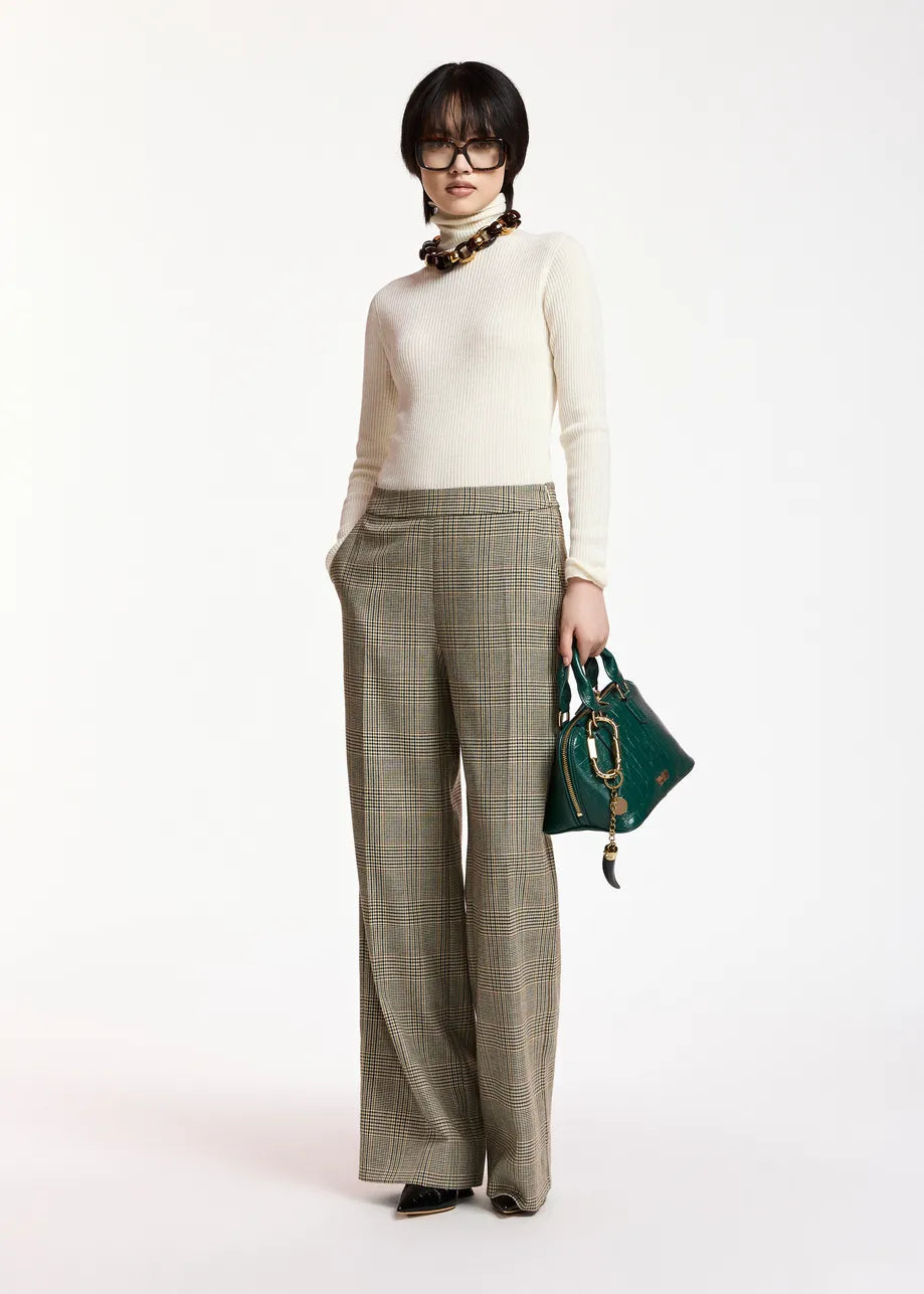 Pantalon à carreaux Kelline