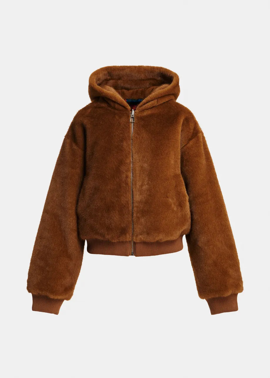 Veste réversible en fausse fourrure Kico