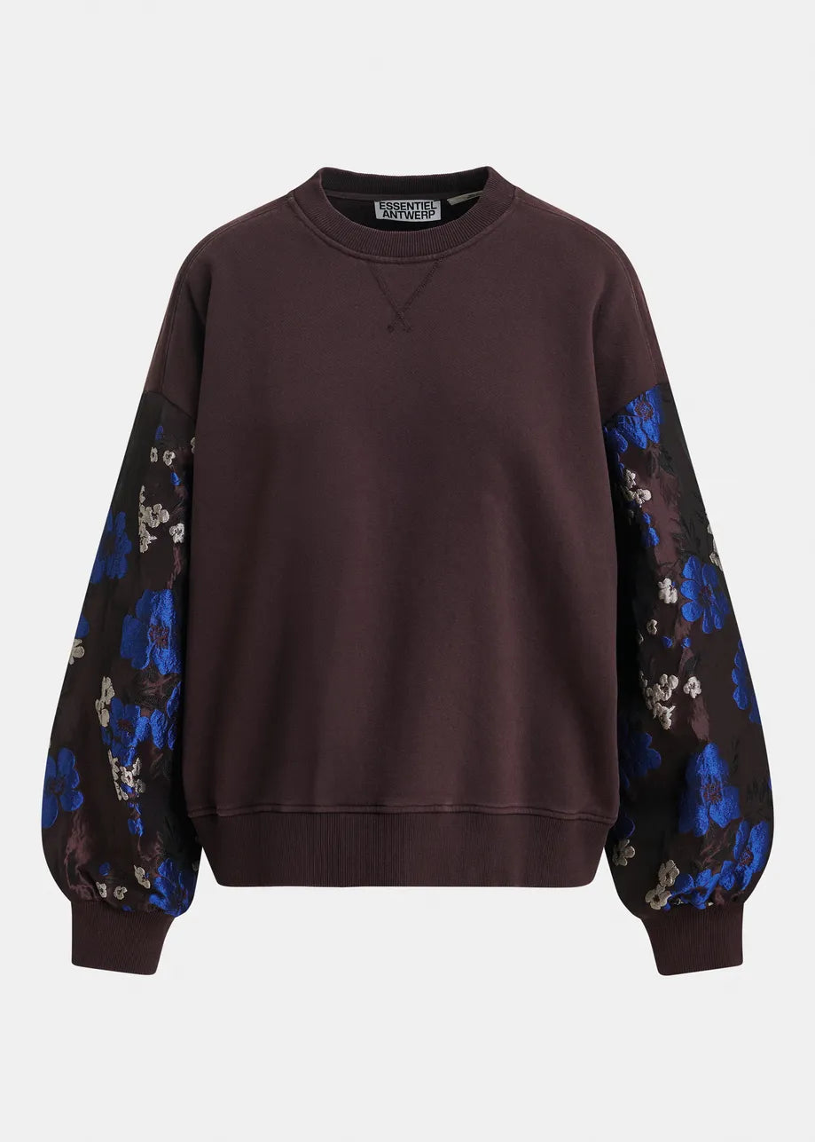 Sweat aux manches jacquard Kueer