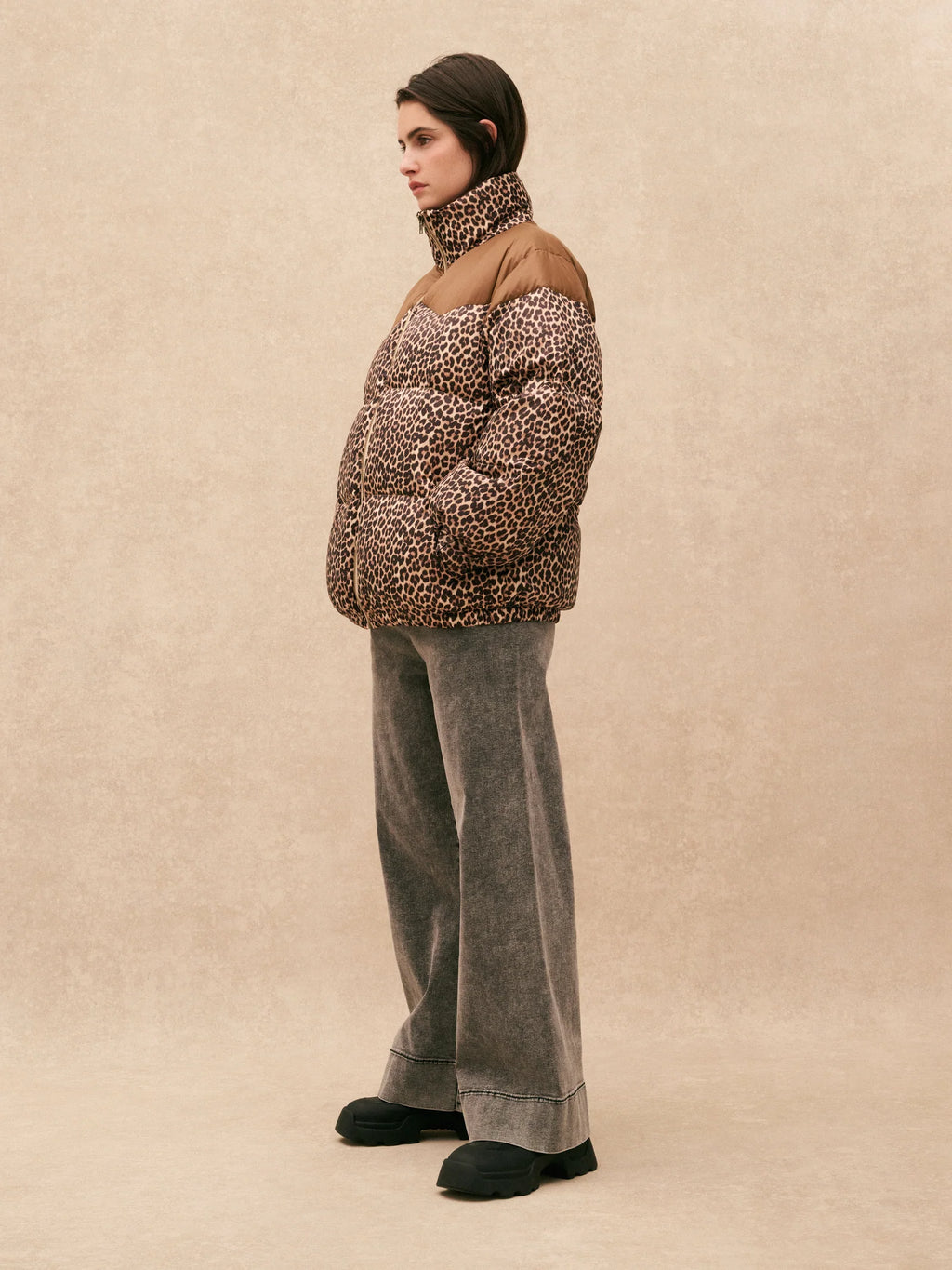 Doudoune leopard Lorena