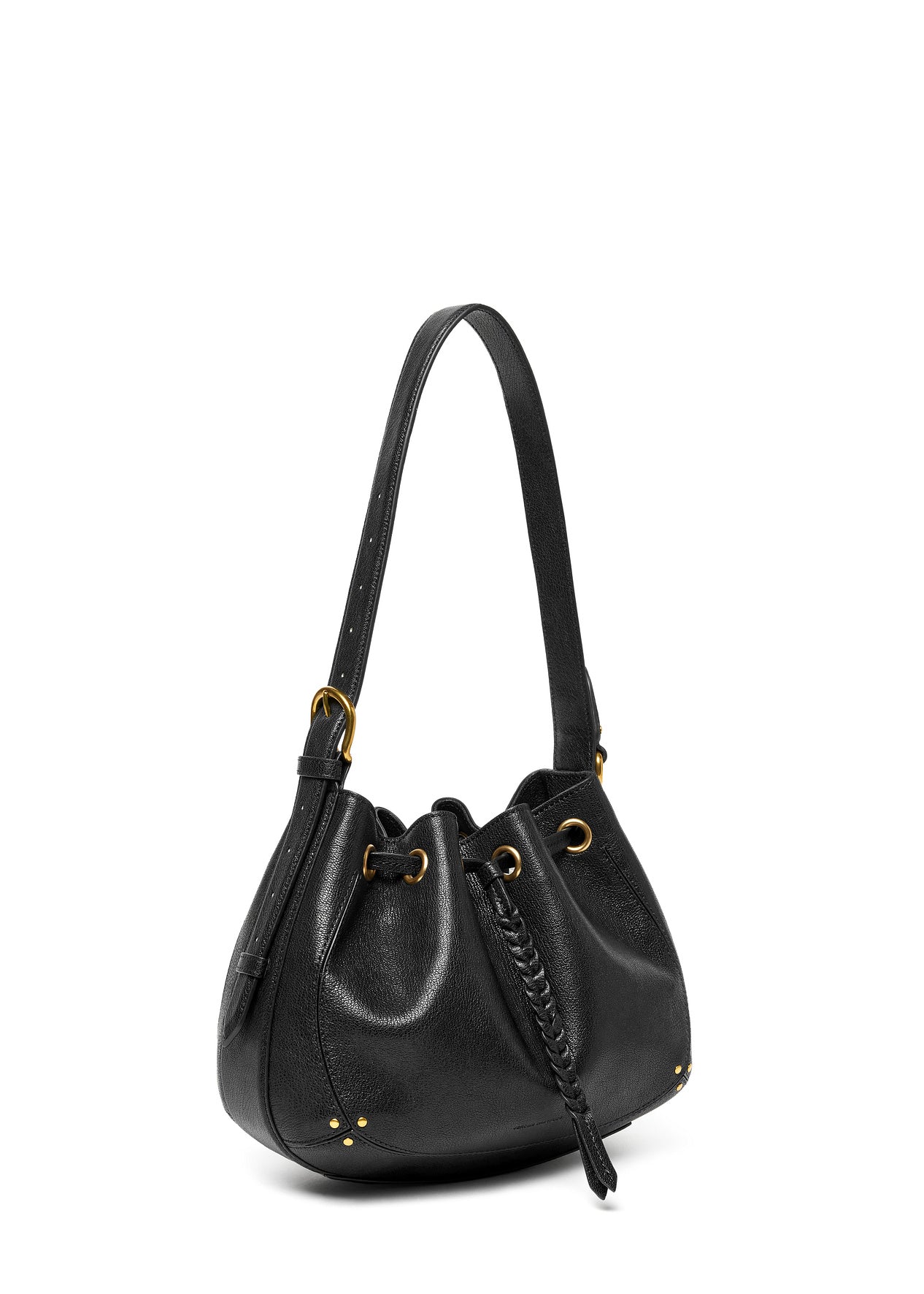 Sac Andy - Buffle Noir Brass