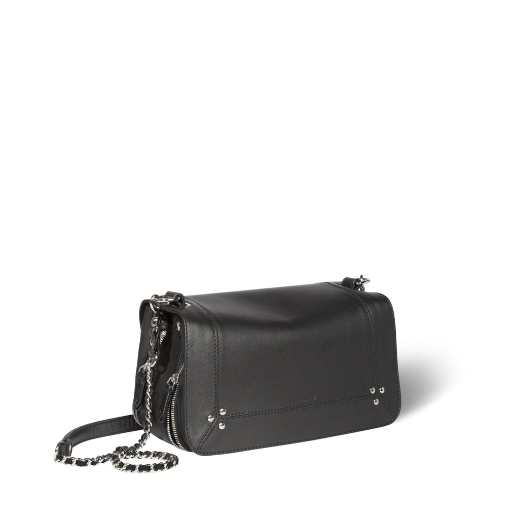 Sac Bobi - Agneau noir silver