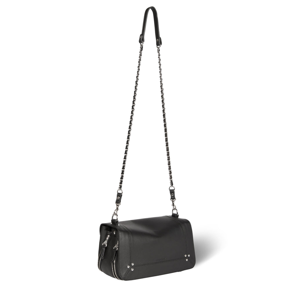 Sac Bobi - Agneau noir silver