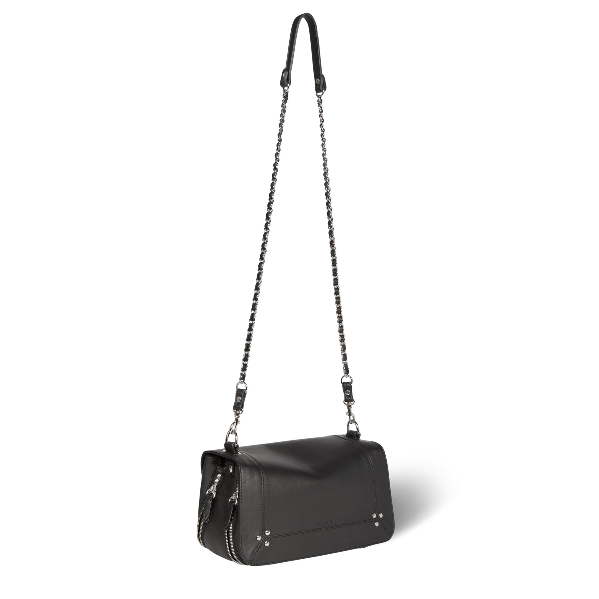 Sac Bobi - Agneau noir silver