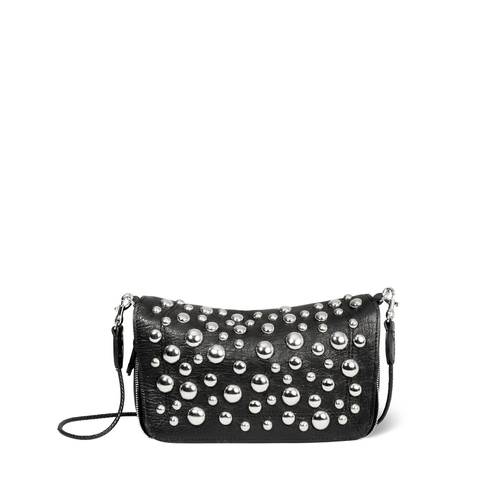 Sac Bobi S - Noir grainé et rivets