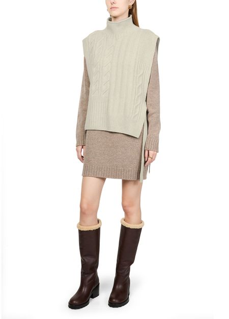 Plastron long à torsades