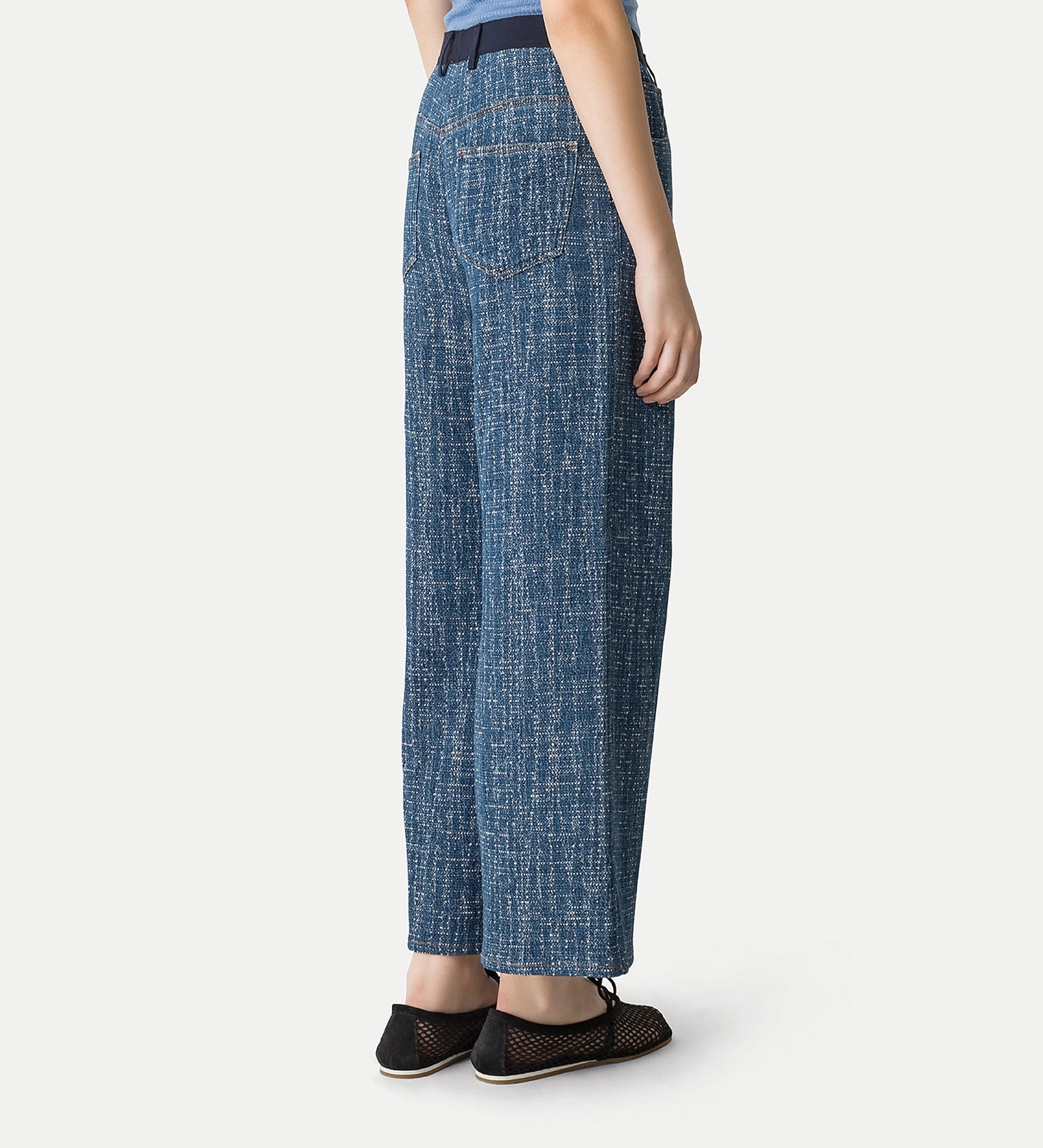 Pantalon en tweed