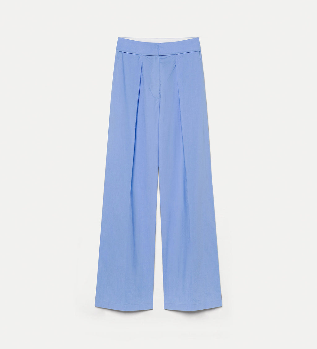 Pantalon en popeline
