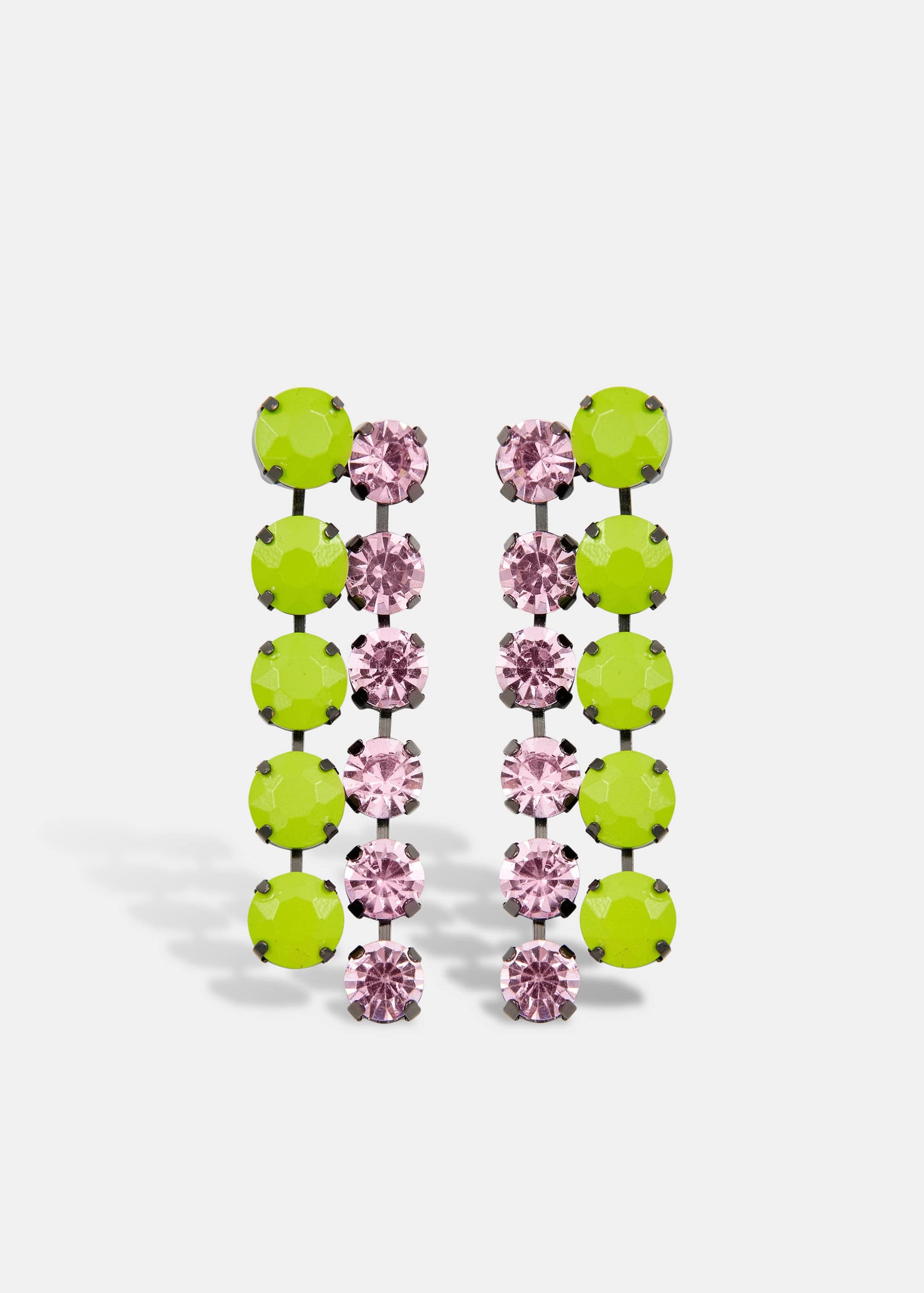 Boucles d'oreilles en strass Halaxy