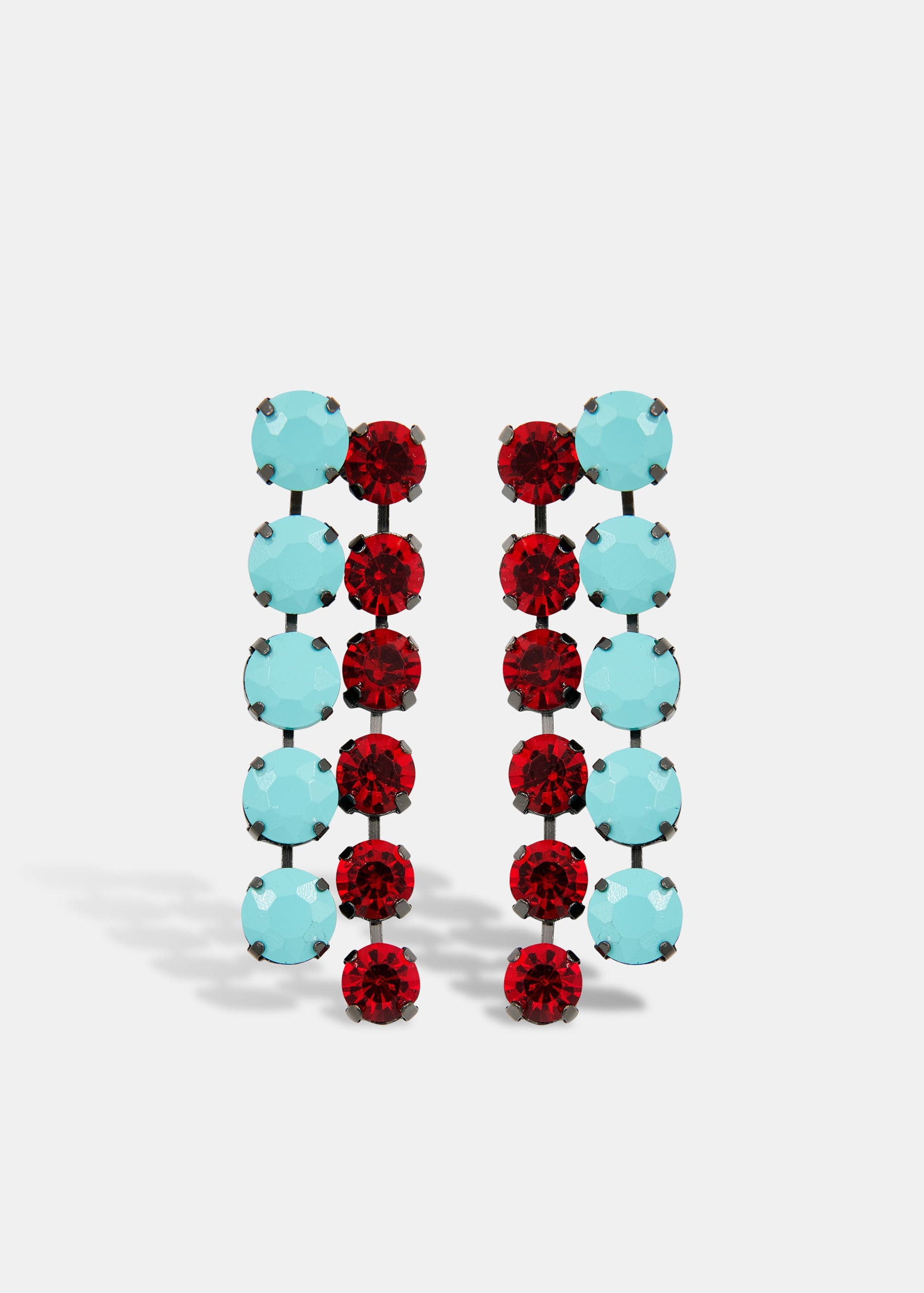 Boucles d'oreille en strass Halaxy