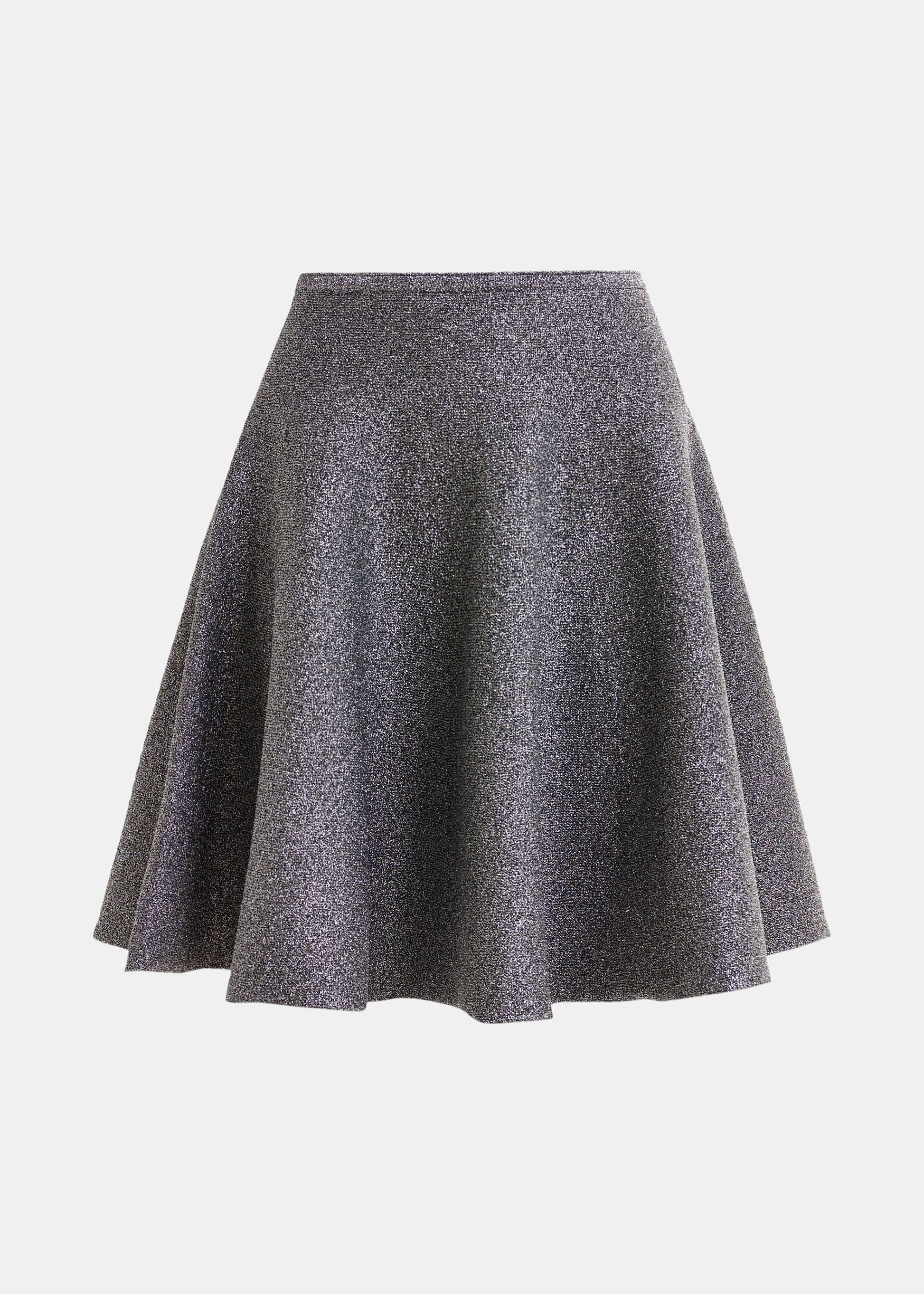 Jupe en lurex argenté Icing