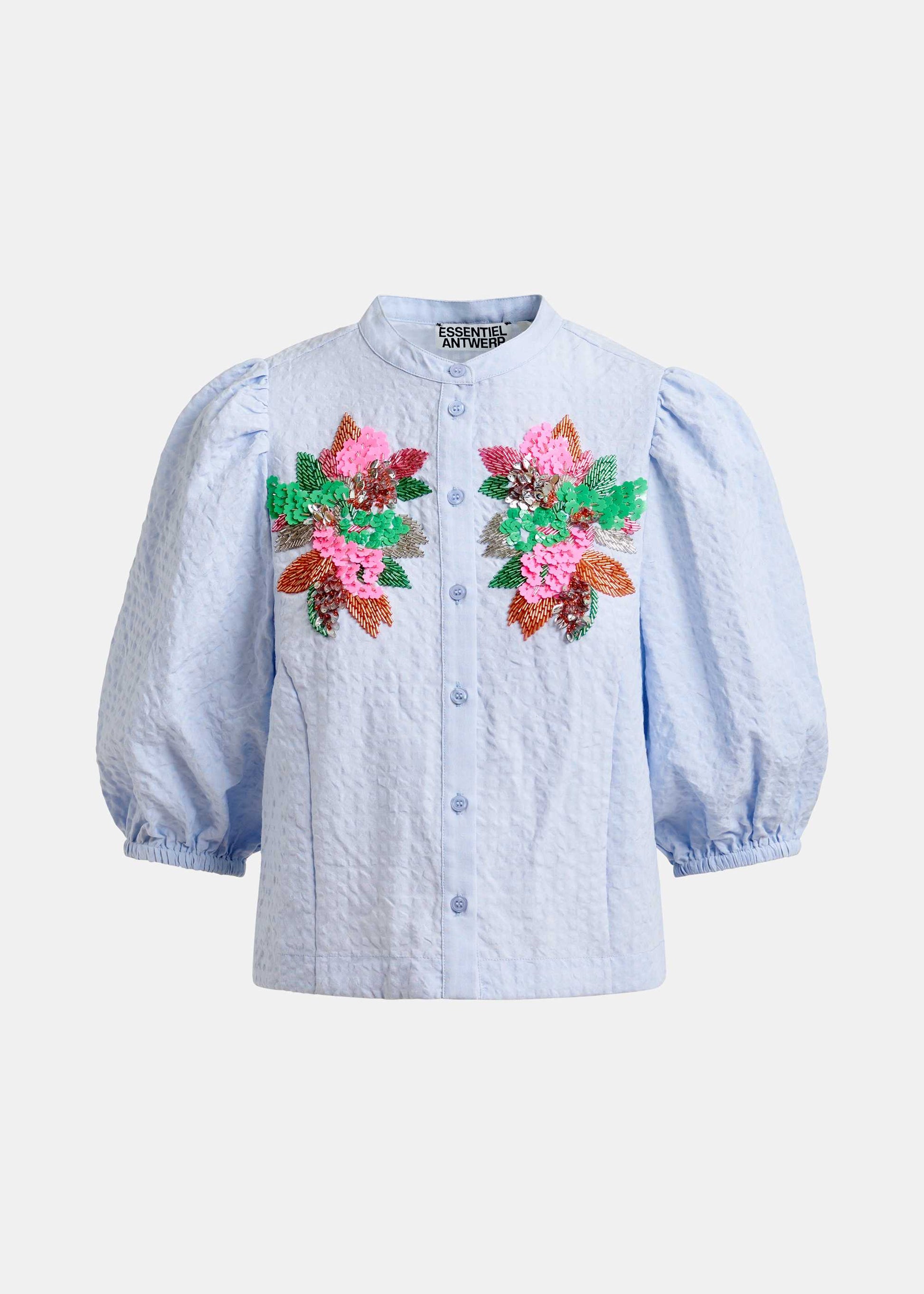 Blouse à broderies multicolores Jaiden