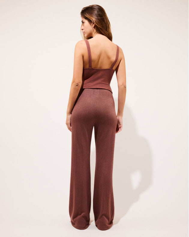 Pantalon en maille irisée James
