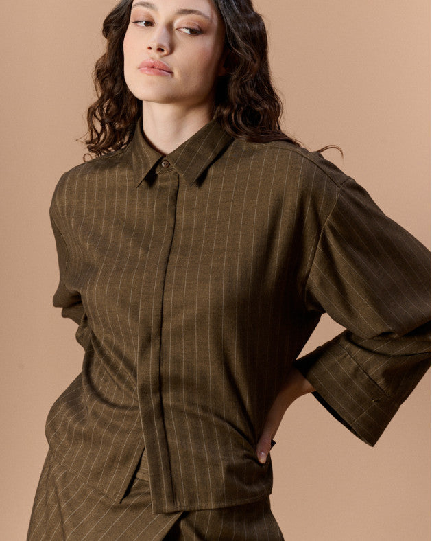 Chemise rayée Karma