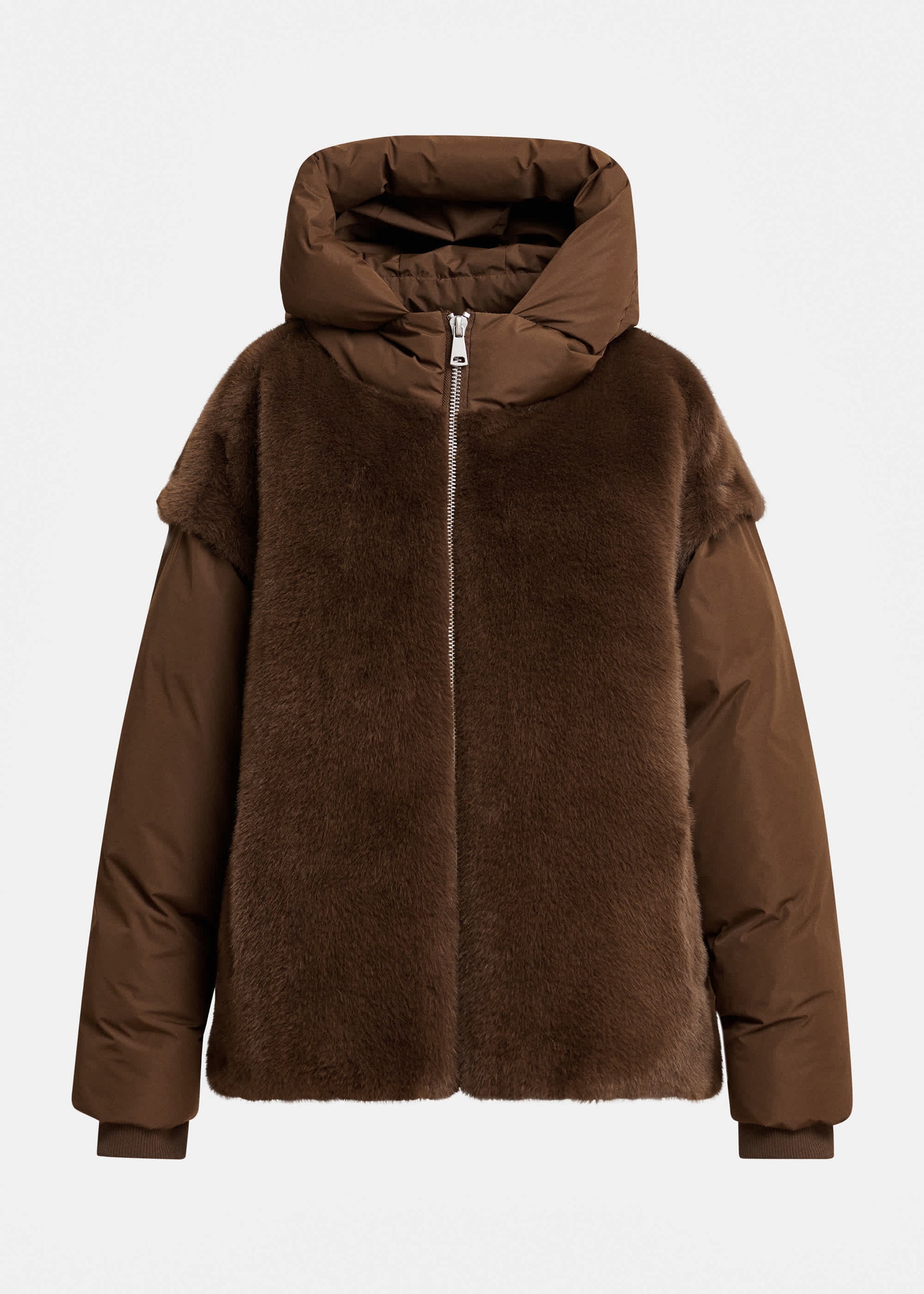 Veste matelassé en fausse fourrure Kbeauty