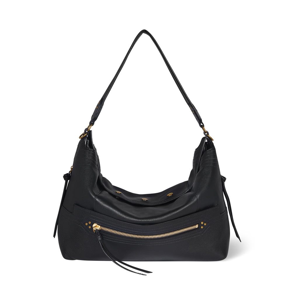 Sac Lucky Hobo L - Noir Brass
