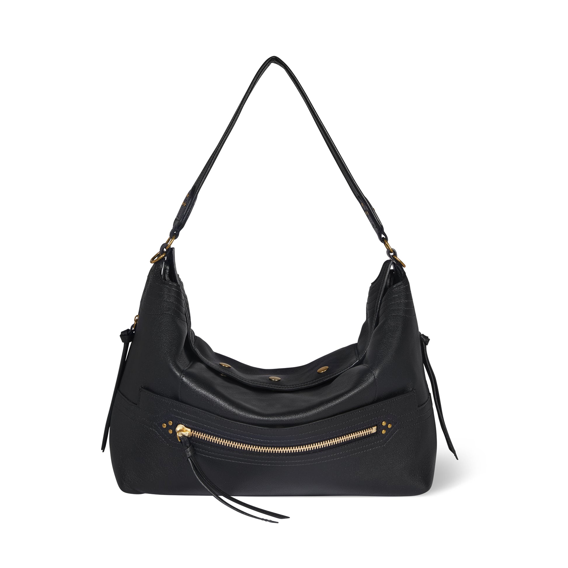 Sac Lucky Hobo L - Noir Brass