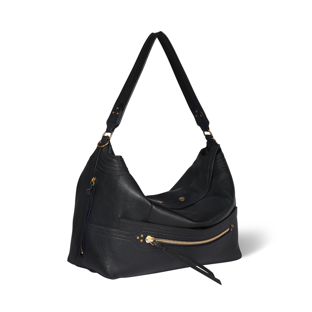 Sac Lucky Hobo L - Noir Brass